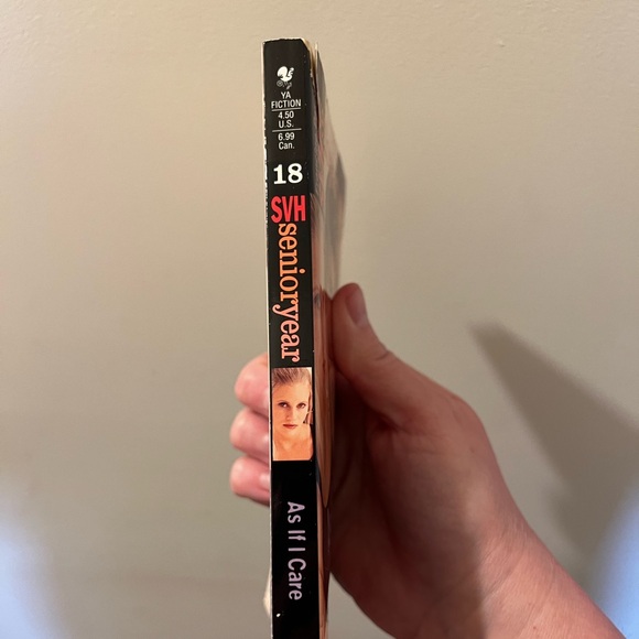 Sweet Valley High SVH Senior Year Vintage Book Francine Pascal #18 As If I Care - Picture 5 of 7